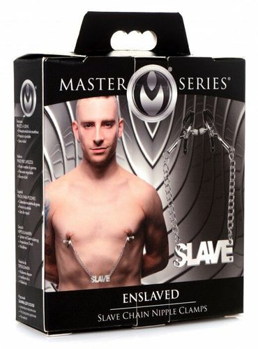 מצבטי פטמות שרשרת עבדים | Enslaved Slave Chain Nipple Clamps