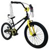 אופניים לילדים פריסטייל 20 אינץ' עם רגלית לגילאי 6-7 - שחור/צהוב