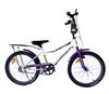 אופניים לילדים קונקט 18 אינץ' עם גלגלי עזר לגילאי 4-5 - סגול