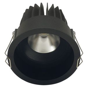 שקוע DARKLIGHT עגול מתכונן שחור 10W 2900K 120Lm/w 24° יורולוקס