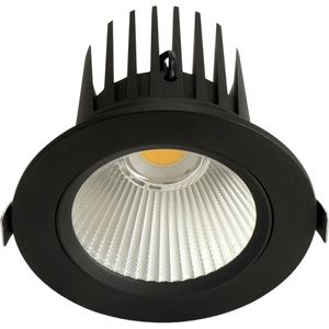 שקוע לד COB גימור שחור 26W יורולוקס