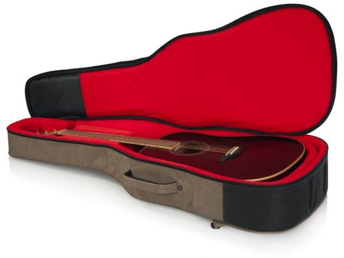 נרתיק לגיטרה אקוסטית בצבע חאקי GATOR GT-ACOUSTIC-TAN Transit Series