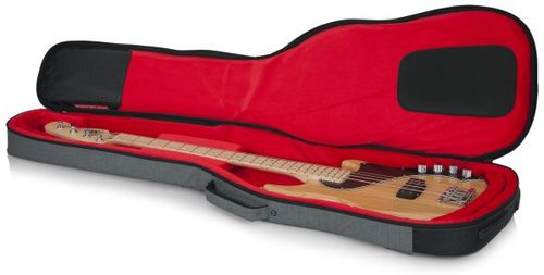 נרתיק לגיטרה בס אפור GATOR GT-BASS-GRY Transit Series Bass Grey