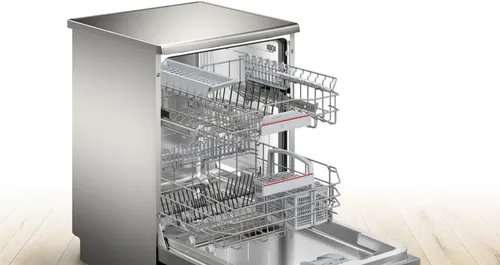 מדיח כלים רחב SMS4HBI48Y Serie 4 בוש BOSCH דמוי נירוסטה