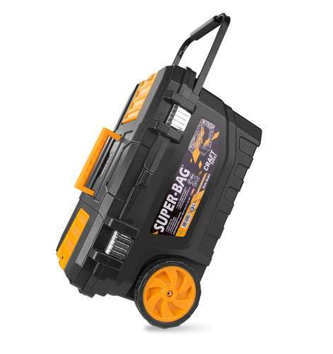 ארגז כלים טרולי 65X40X35cm סגר מתכת HUNTER