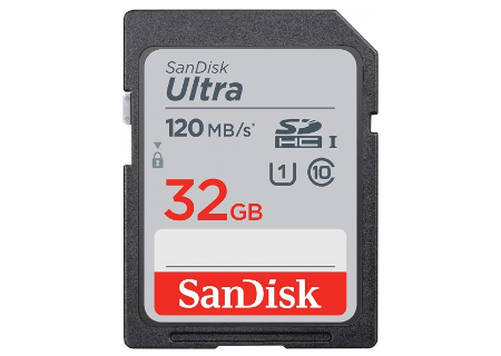 כרטיס זיכרון למצלמה Sandisk 32GB
