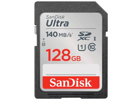 כרטיס זיכרון למצלמה Sandisk 128GB