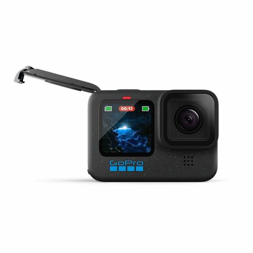 GoPro Hero 12 Black תצוגה קדמית עם מכסה סוללה פתוח