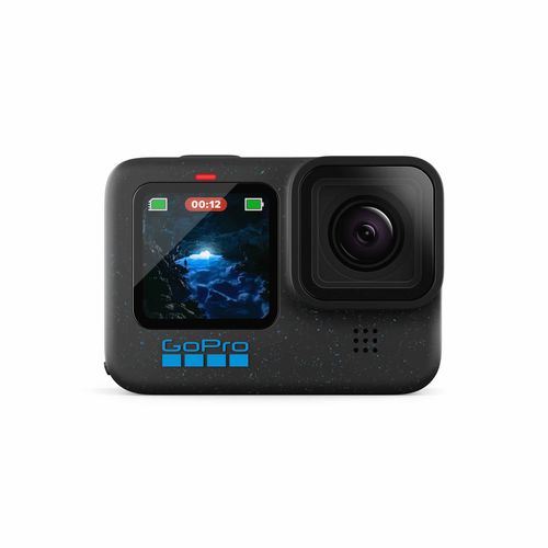 GoPro Hero 12 Black תצוגה קדמית עם מסך קדמי דלוק