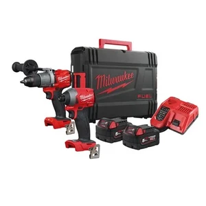  סט מברגת אימפקט ומקדחה רוטטת מקצועי M18 FUEL™ Milwaukee דגם M18 FPP2A2