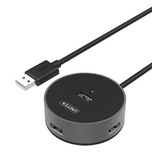 מפצל אלומיניום UNITEK 4 PORT USB 2 Y-2179B