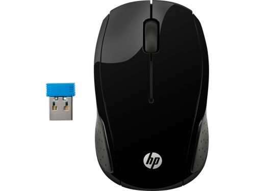 עכבר אלחוטי HP 200 שחור X6W31AA
