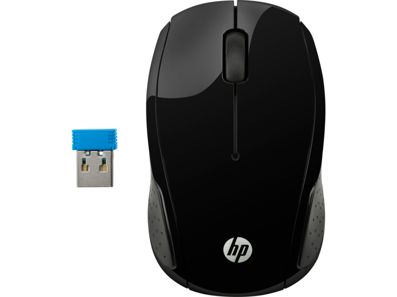 עכבר אלחוטי HP 200 שחור X6W31AA