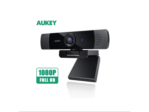 מצלמת רשת AUKEY LME1 בחיבור USB ברזולוציית Full HD כולל מיקורופון מובנה