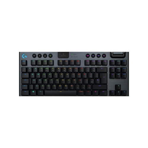 מקלדת גיימינג מכאנית אלחוטית דגם G915 TKL GL LINEAR LOGITECH בצבע קרבון