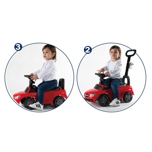 בימבה מרצדס 3 ב 1 אדומה דוברת עברית