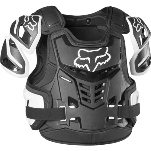  צבי צב FOX רפטור שחור\לבן - FOX RAPTOR VEST