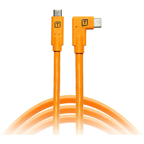 כבל Tether Tools TetherPro USB Type-C Male to USB Type-C Male Cable Right Angle 4.6m