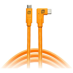 כבל Tether Tools TetherPro USB Type-C Male to USB Type-C Male Cable Right Angle 4.6m