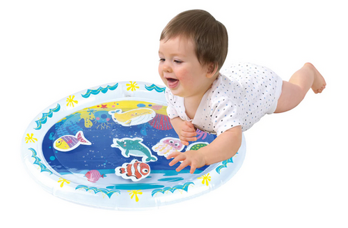 שטיח פעילות תחושתי עם דגים ומים - Play Go