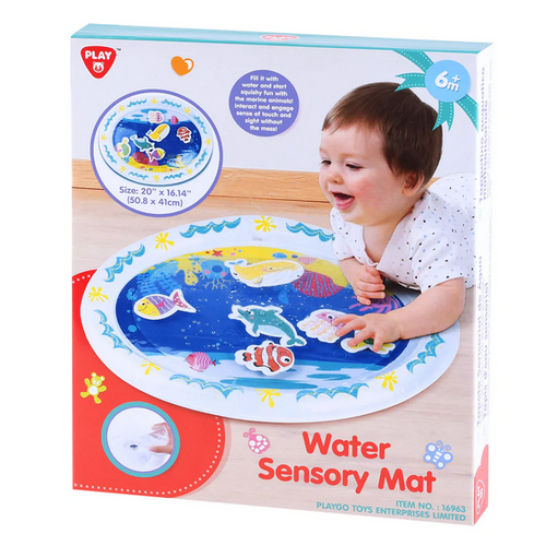 שטיח פעילות תחושתי עם דגים ומים - Play Go