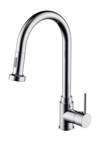 ברז מטבח נשלף ARCO כרום ניקל AQUILA PREMIUM