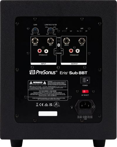 זוית נוספת Presonus SUB 8 BT
