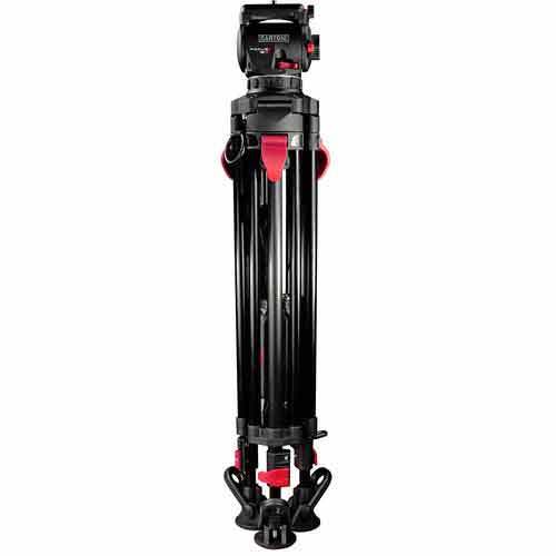 קיט חצובת עם ראש וידאו Cartoni Focus 12 Red Lock System רשמי