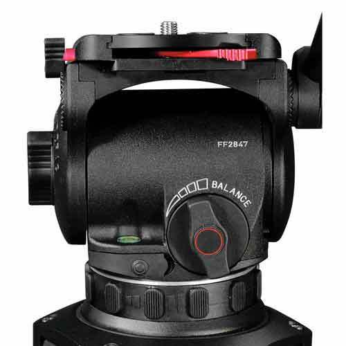 קיט חצובת עם ראש וידאו Cartoni Focus 12 Red Lock System רשמי