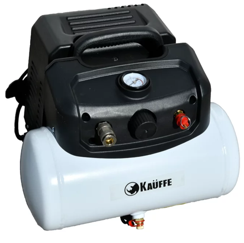 מדחס קומפרסור מיני 6 ליטר ללא שמן KAUFFE 1.5HP