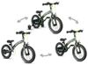 MINIBY 3in1 - אופני איזון "14 שהופכים לאופני ילדים עם בלם יד וגלגלי עזר לגילאי 3-6 שנים - אפור