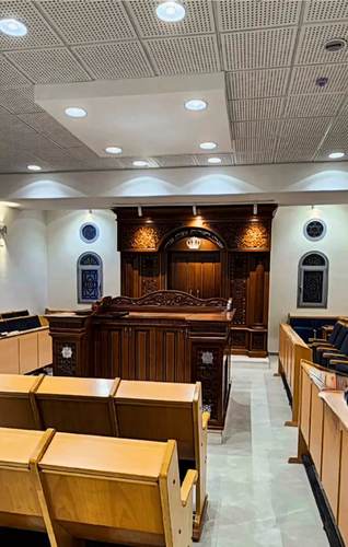 תמונה להמחשת יישום בפרויקט בית כנסת מגן אברהם - רחובות