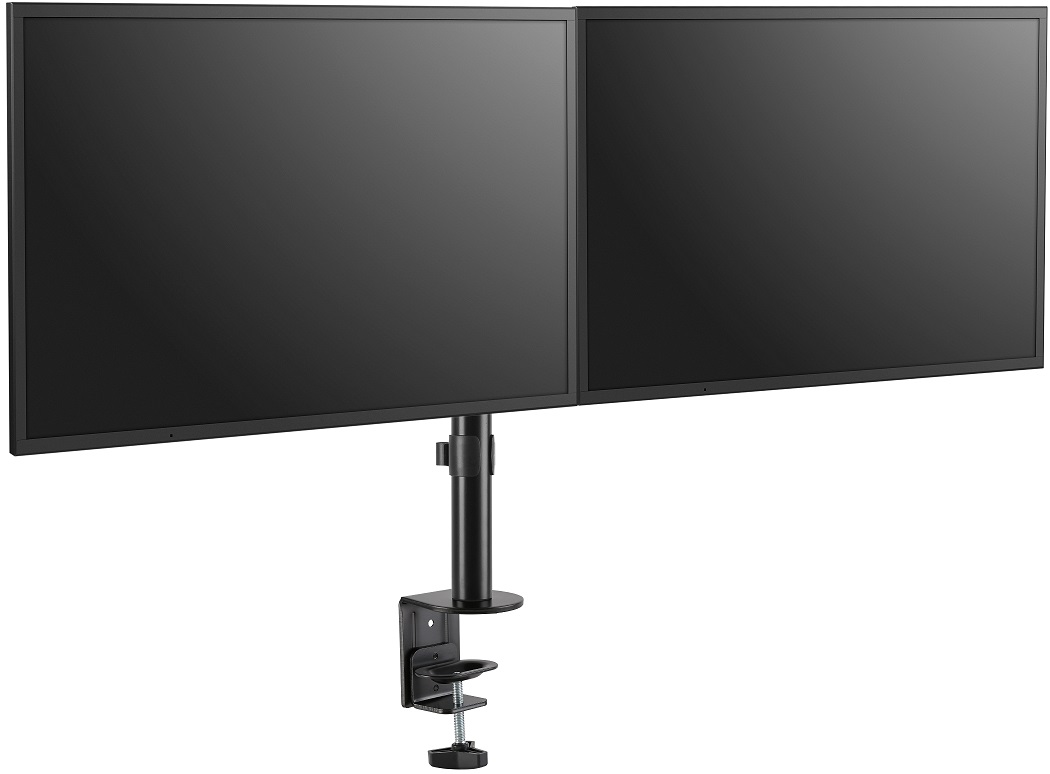 זרוע מתכווננת לשני מסכי מחשב עד 32" EAZO C2B
