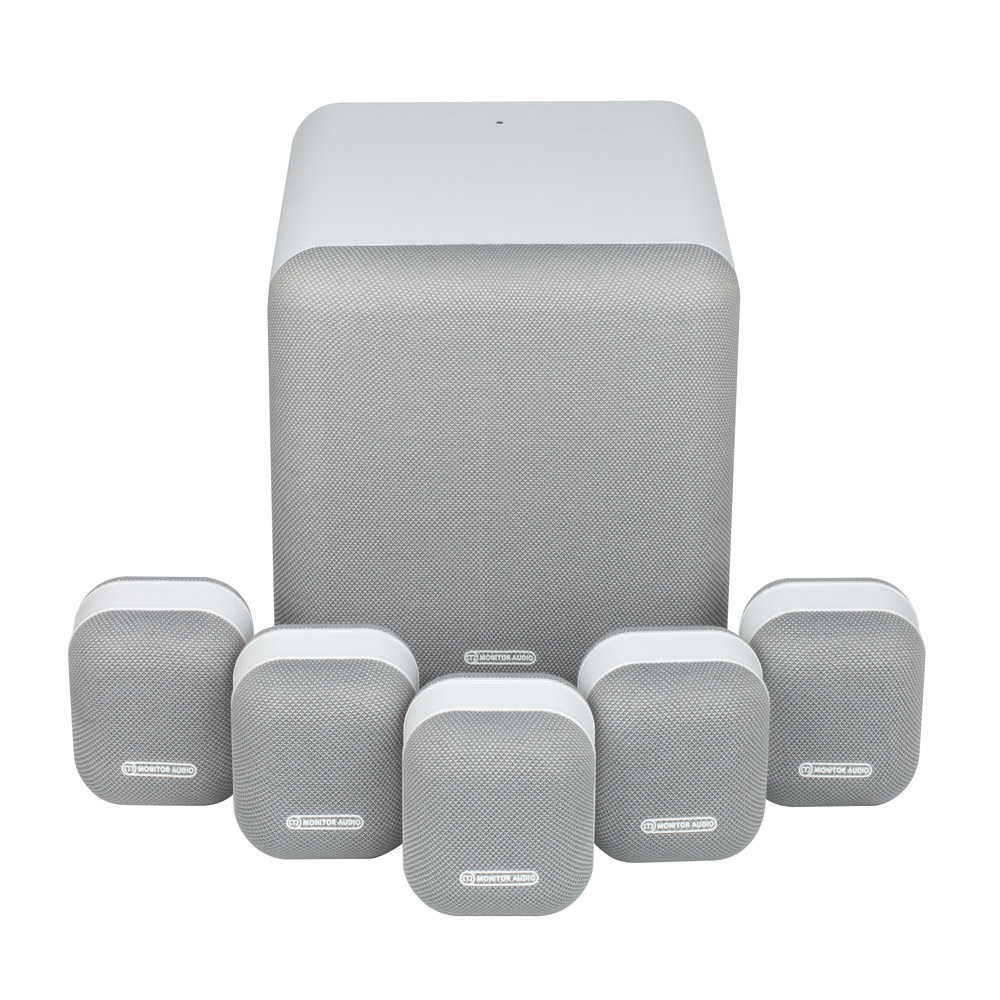 4354 סט רמקולים MONITOR AUDIO MASS Surround Sound mist לבן
