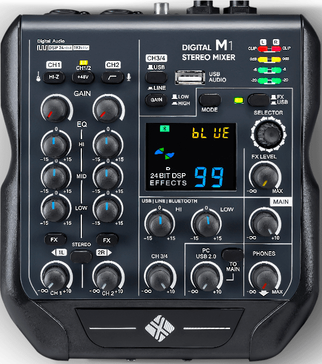 מיקסר 4 ערוצים Next Audio M1