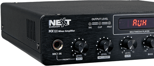 מגבר סטריאו משולב מיקסר Next MX120 כולל Bluetooth