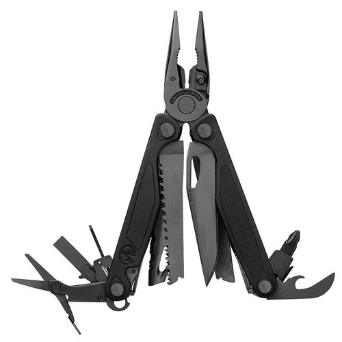 לדרמן CHARGE PLUS מושחם עם נרתיק בצבע שחור מבית לדרמן LEATHERMAN