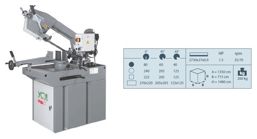 משור סרט חצי אוטו' תלת פאזי KARNAF YCM285