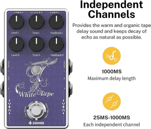 פדאל דילי Tape Delay Pedal מבית DONNER