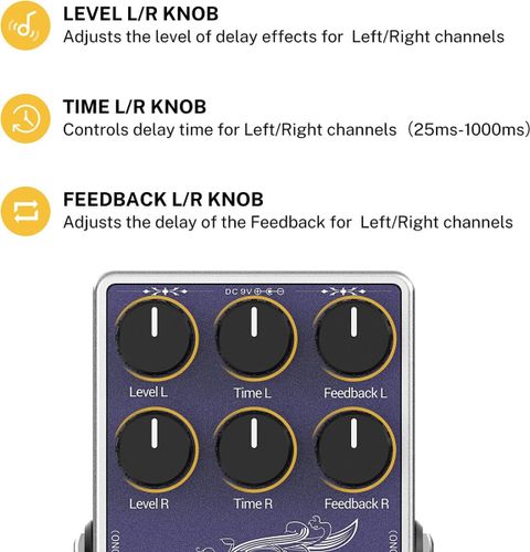 פדאל דילי Tape Delay Pedal מבית DONNER