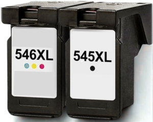 זוג ראשי דיו תואמים שחור וצבעוני PG545XL + CL546XL קנון