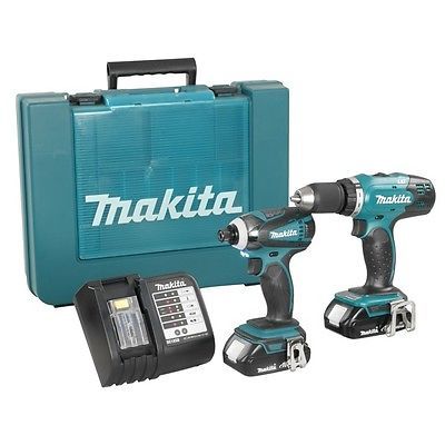 סט 18V מקדחה+אימפקט 2 סוללות 1.5AH+סט 32 ביטים DLX2022YX1