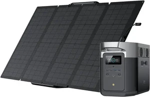 קיט סולארי ECOFLOW - תחנת כח DELTA1300 קיבולת 1.27Kwh -הספק 1.8KW + פאנל סולארי מתקפל 400W דגם EF DELTA1300 + 400WFOLD יצרן ECOFLOW