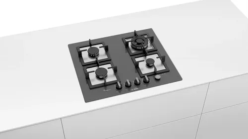 כיריים גז 4 להבות בישול Bosch Serie 6 PPH6A9M20Y FlameSelect