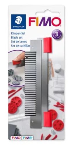 סט  3 סכיני חיתוך לחימר/חימר פולימרי / פימו 