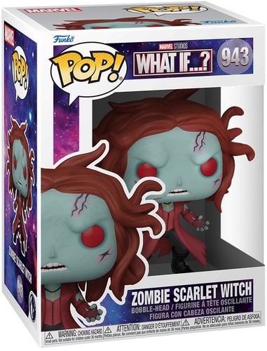 בובת פופ מארוול: מה אם...? - סקרלט וויץ' זומבי - #943 Funko POP! Marvel: What If...? - Zombie Scarlet Witch