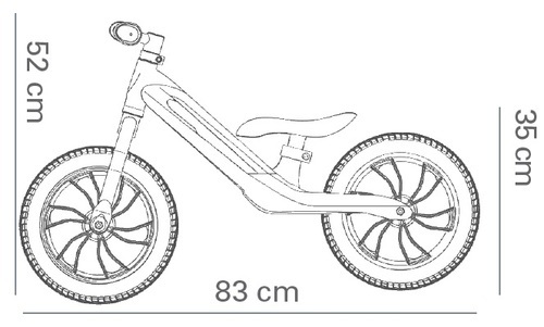אופני איזון RACER אדום
