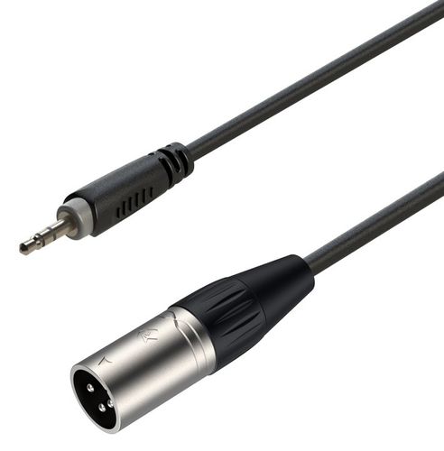 כבל PL3.5 ל - XLR זכר באורך 3 מ'