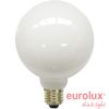 לד גלוב 125 דמוי פחם כיסוי חלבי 8W E27 2700K ניתן לעמעום