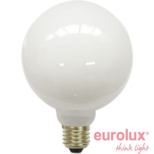 לד גלוב 125 דמוי פחם כיסוי חלבי 8W E27 2700K ניתן לעמעום יורולוקס 
